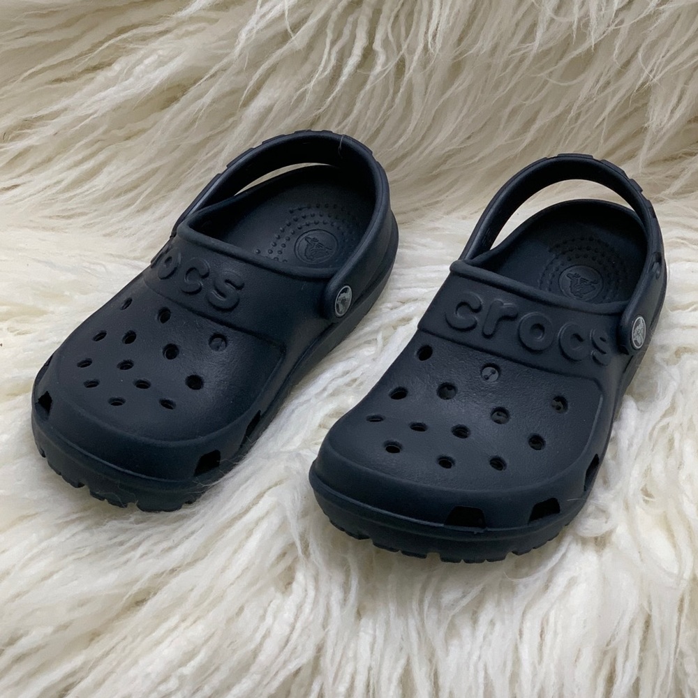 Navy Blue Crocs